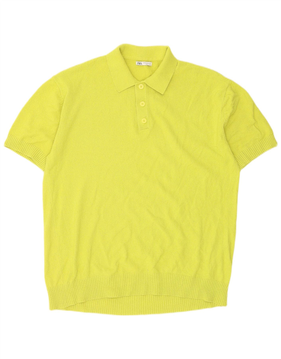 Zara Polo Shirt til mænd XL Gul