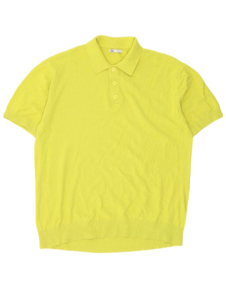 Zara Polo Shirt til mænd XL Gul