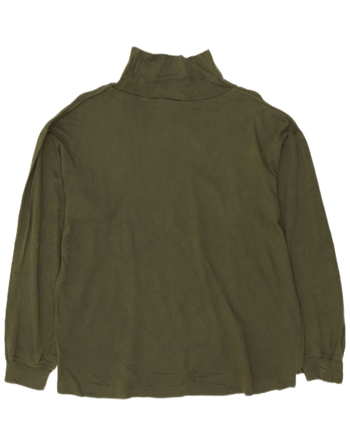 Dockers Dame Top Langærmet UK 14 Medium Khaki Bomuld