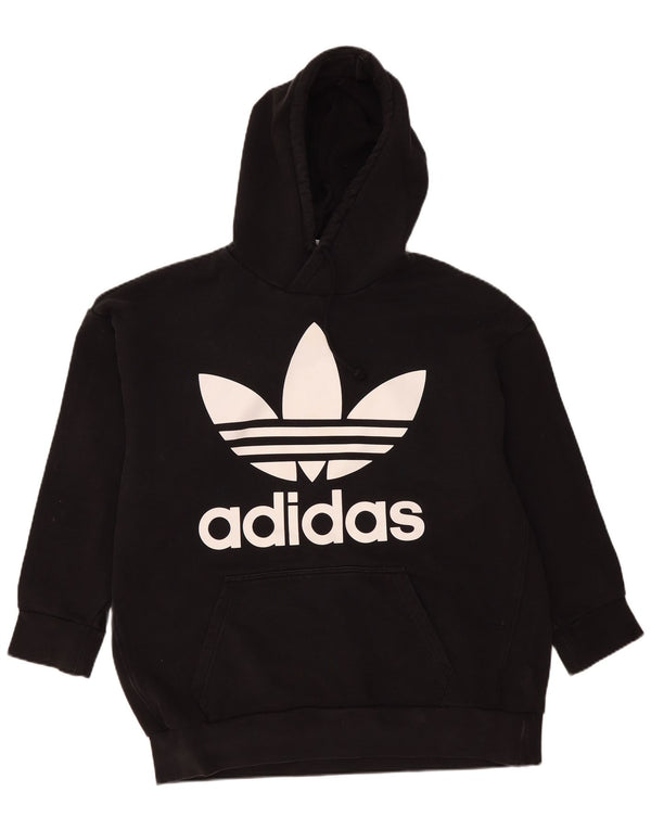 Adidas Grafisk hættetrøje til mænd, stor sort bomuld