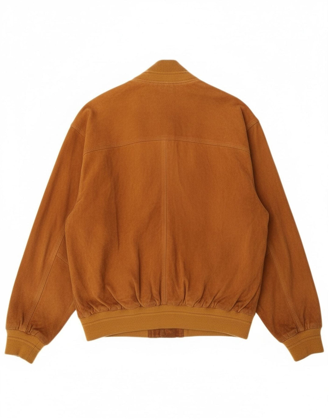 Vintage herre ruskind bomberjakke IT 50 Stort beige læder