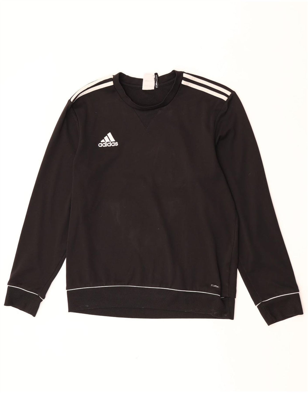 Adidas Herre Climalite Sweatshirt Jumper UK 40/42 Medium Sort Polyester
