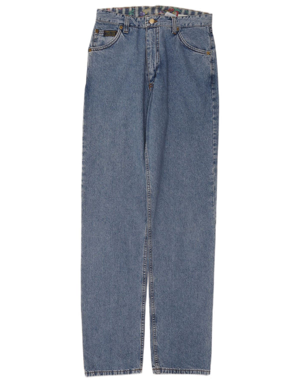 Johnny Lambs Dame Straight Jeans IT 46 Large W32 L32 Blå Bomuld