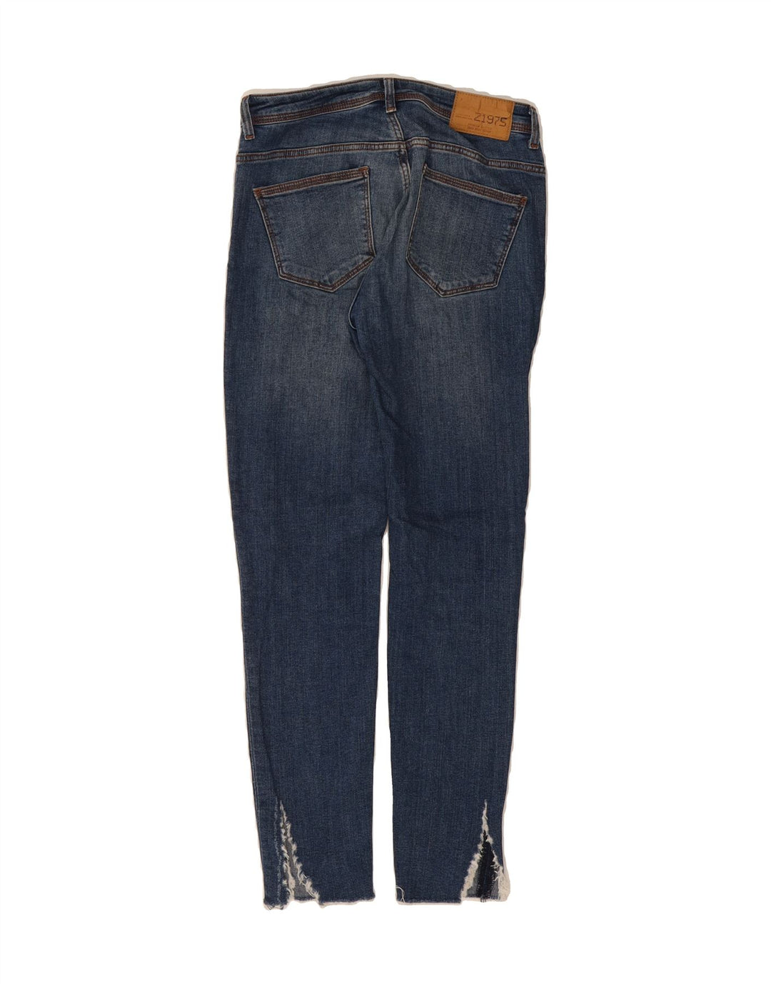 ZARA Womens Distressed Slim Jeans EU 36 XS W26  L27 Blue Vintage Zara and Second-Hand Zara from Messina Hembry 