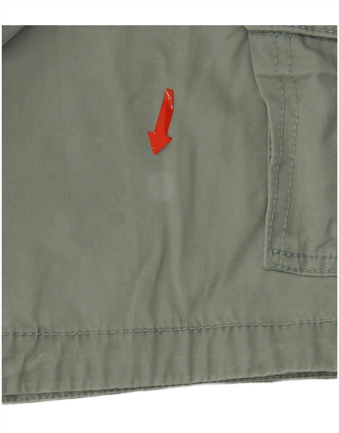 Fat Face Dame Cargo Shorts UK 10 Small W30 Green Cotton