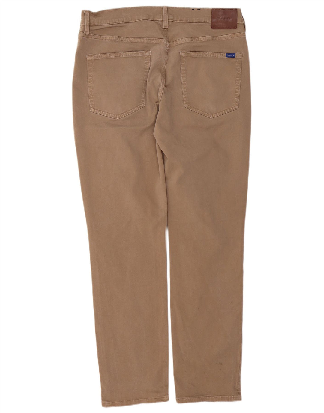 GANT Slim Casual Bukser til mænd W36 L32 Beige Bomuld