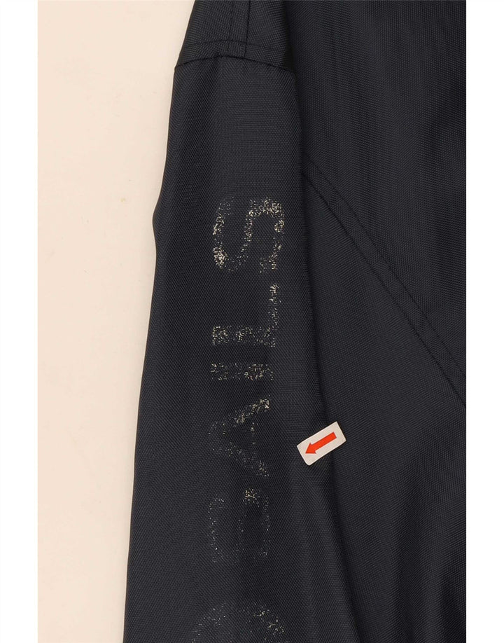 Invicta Herre Loose Fit Grafisk Regnjakke med Hætte UK 38 Medium Navy Blue