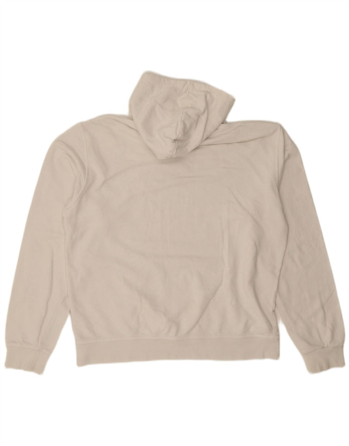 Asics Grafisk hættetrøje til mænd XL Off White Bomuld