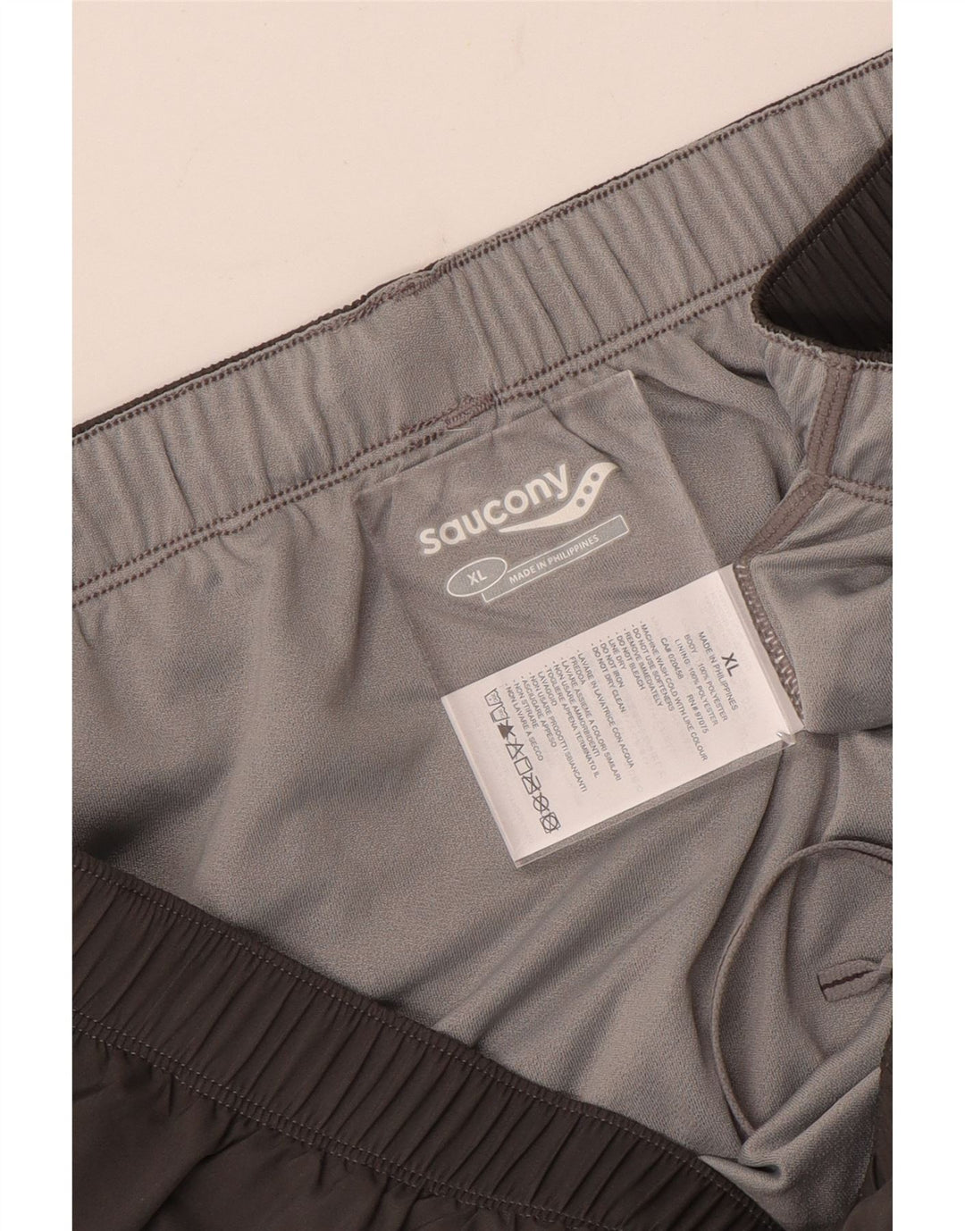 Saucony Herre Sportshorts XL Grå Polyester