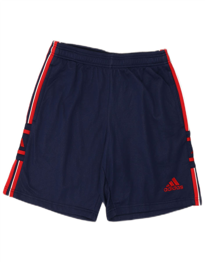 Adidas grafiske sportsshorts til mænd mellem marineblå polyamid