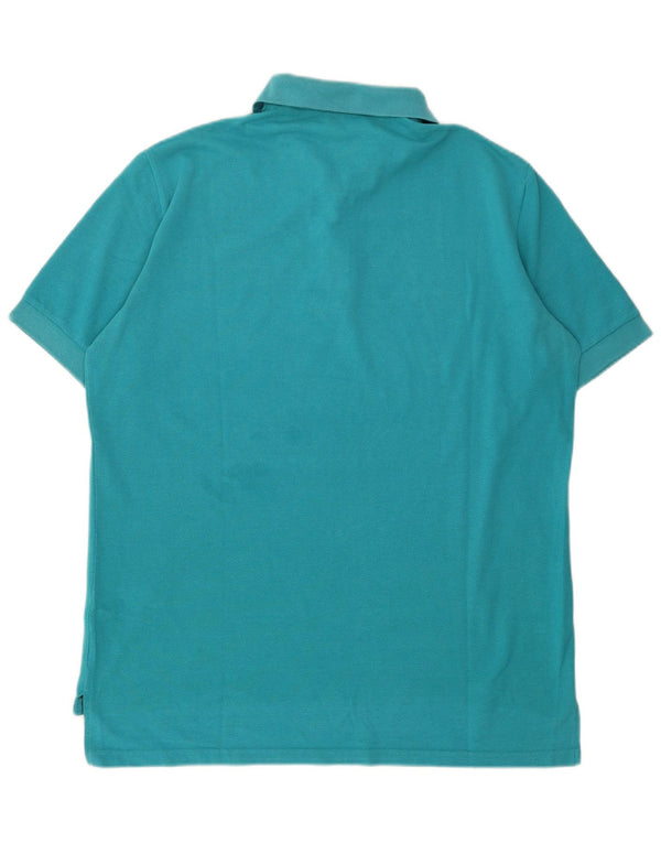 Adidas Polo Shirt til mænd UK 48 3XL Blå Bomuld