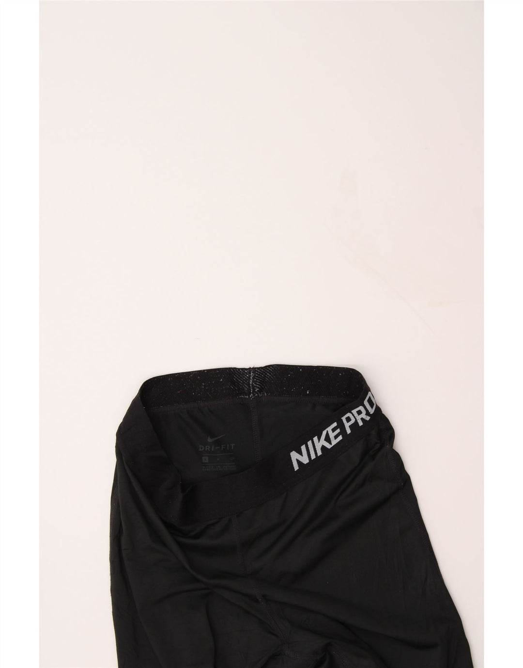NIKE Womens Graphic Capri Leggings UK 8 Small  Black Polyester Vintage Nike and Second-Hand Nike from Messina Hembry 
