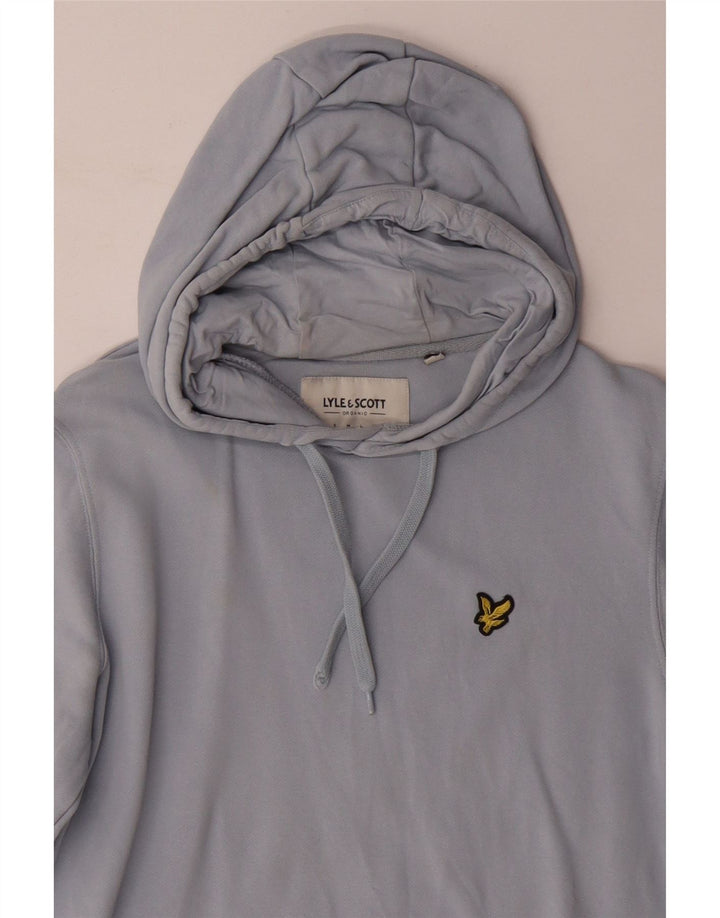 LYLE & SCOTT Hættetrøje til mænd Lille blå bomuld