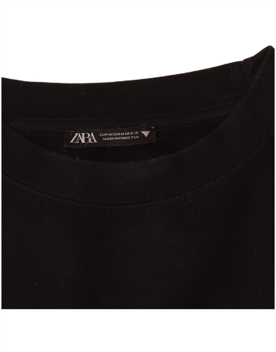 Zara Sweatshirt Jumper UK 14 Medium Sort