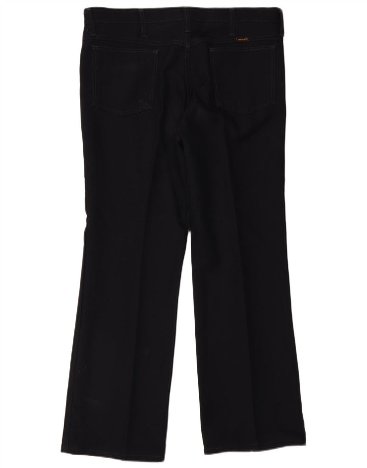 Wrangler Straight Casual Bukser til mænd W36 L30 Marineblå polyester