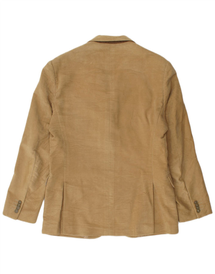 Boggi Herre 3-knaps blazerjakke IT 50 Stor Beige Bomuld