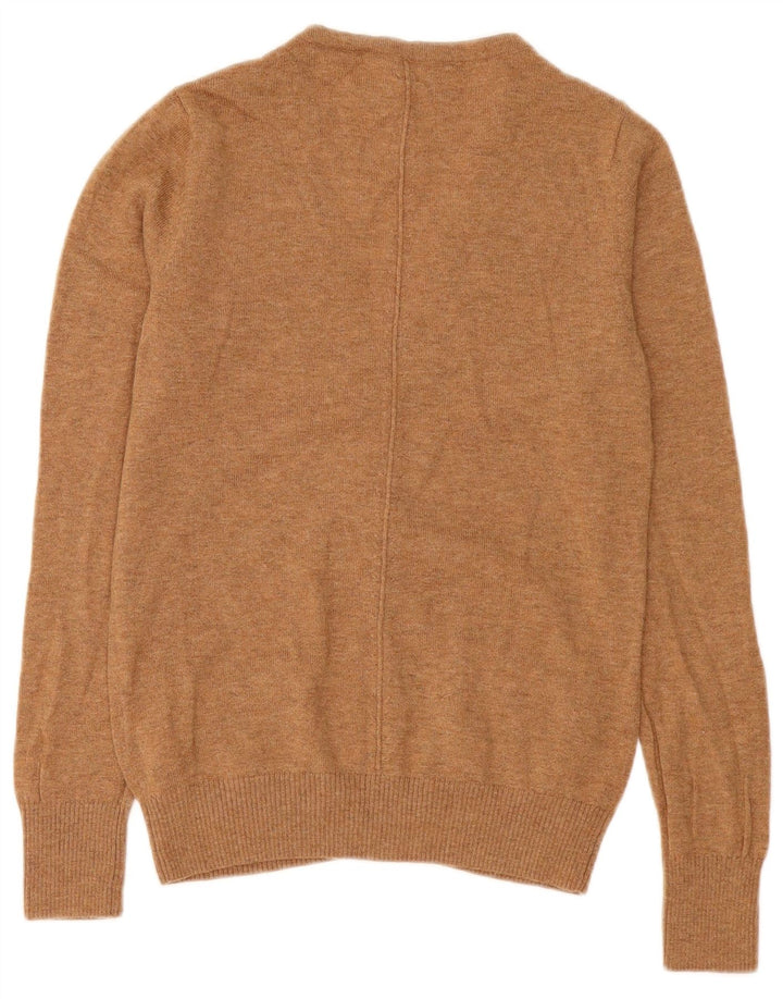 South Coast Dame Cardigan Sweater UK 8 Small Beige Uld