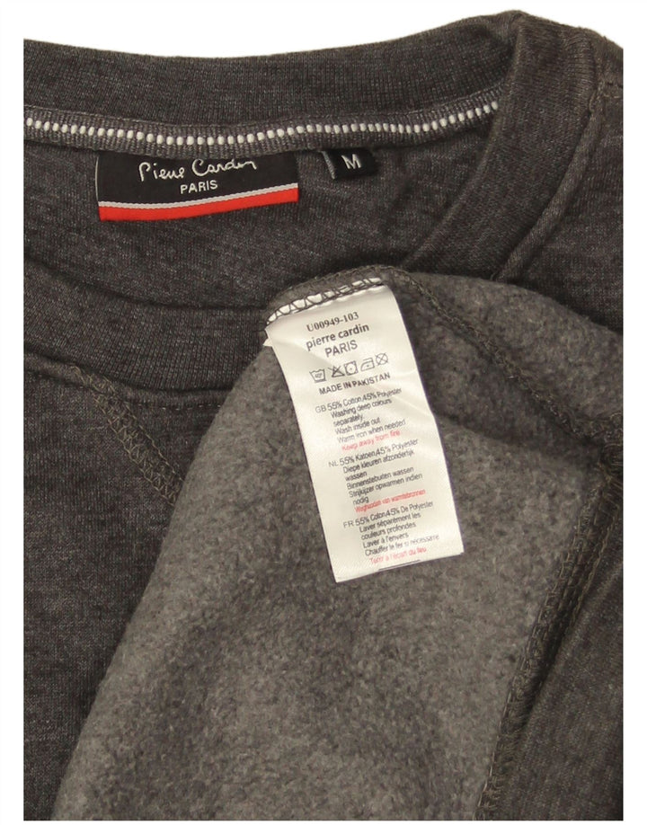 PIERRE CARDIN Sweatshirt til mænd Medium Grå Bomuld