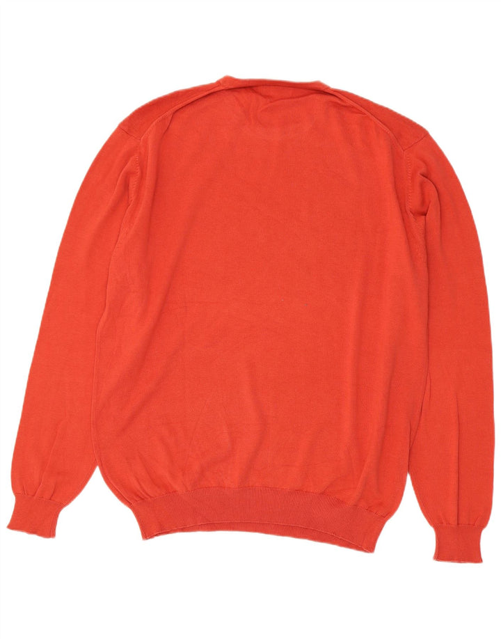 Kappa Herre sweater med rund hals XL rød bomuld