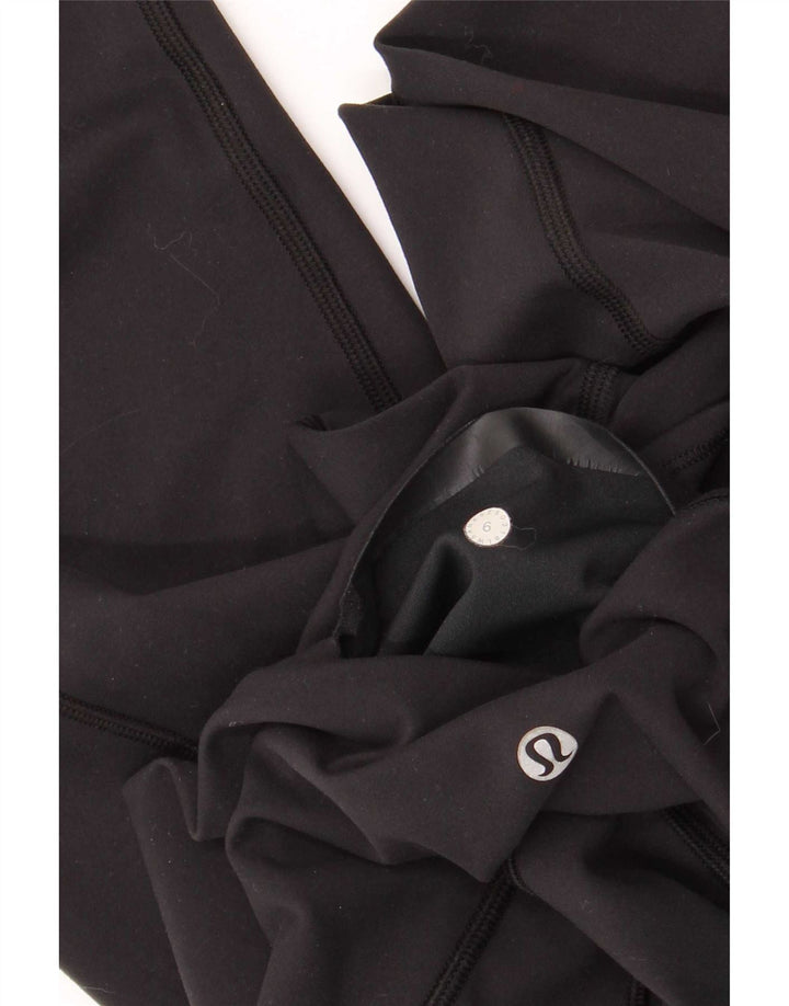 Lululemon Womens Crop Leggings US 6 Medium Black