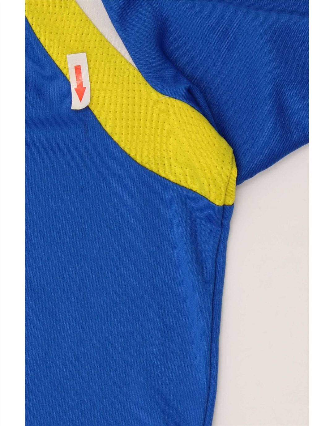 Adidas Herre Climalite T-Shirt Top Stor Blå Colourblock Polyester