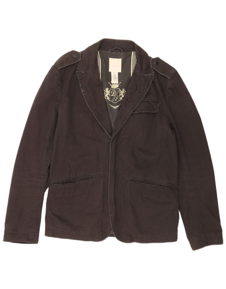 Diesel Herre Military Military Jacket UK 40 Large Black