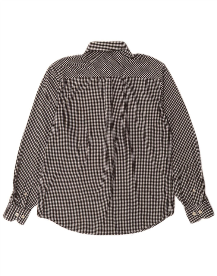 BEN SHERMAN Heritage skjorte mellem sort Gingham bomuld