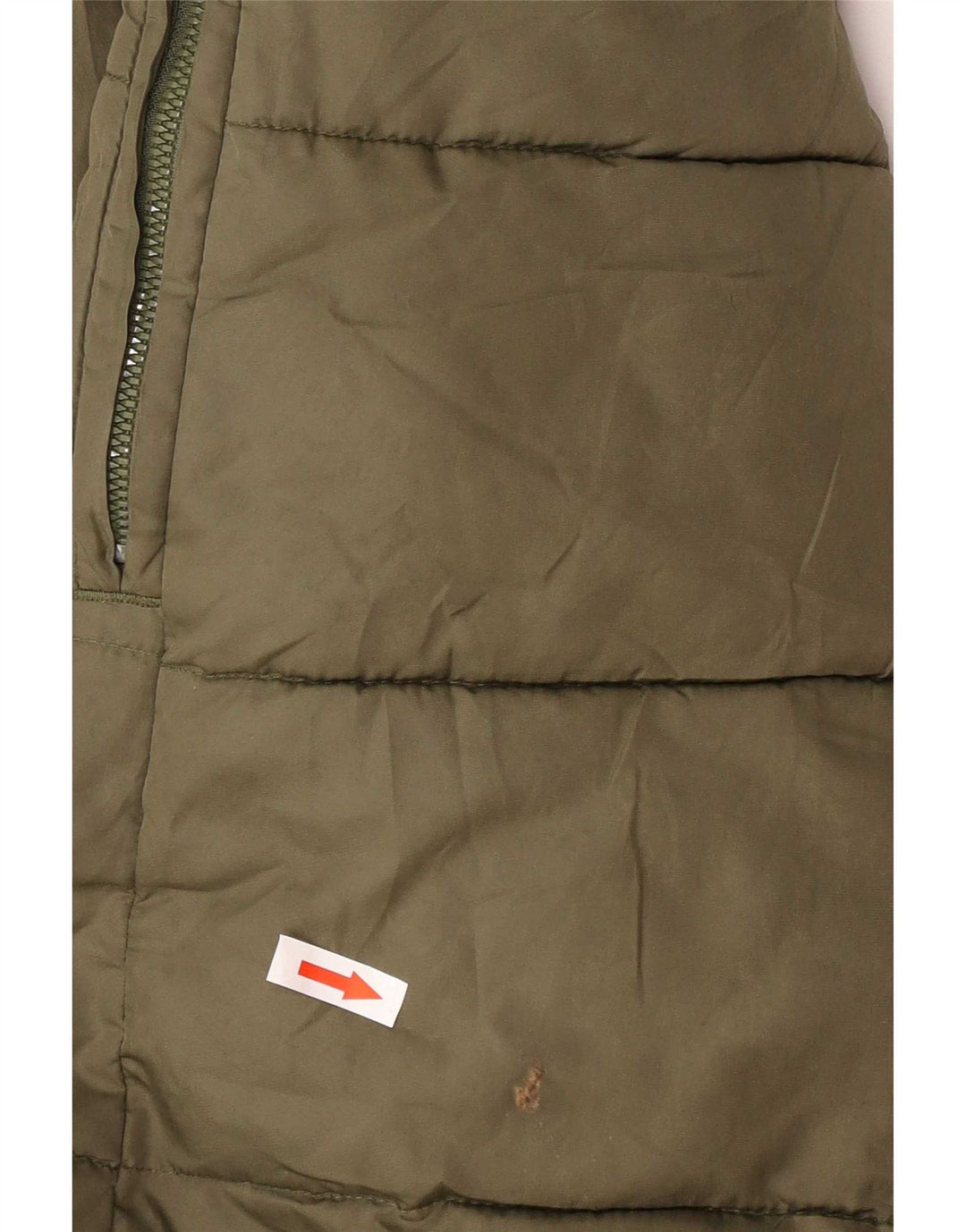 Gap Herre hættepolstret frakke UK 40 Large Khaki Polyester