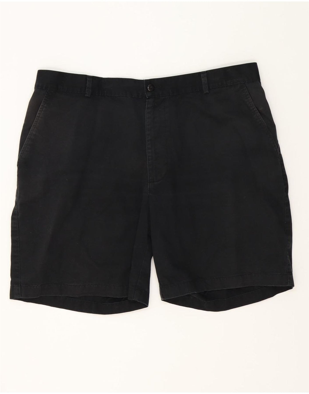 IZOD Chino Shorts til mænd W36 Large Black Bomuld