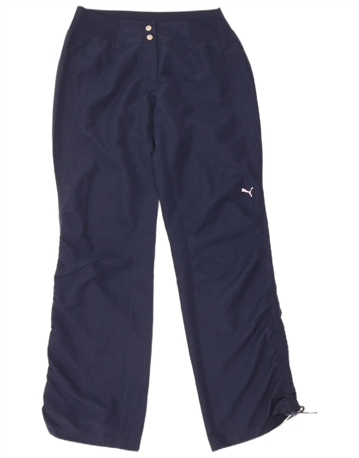 PUMA træningsdragt bukser til kvinder UK 12 Medium marineblå polyester