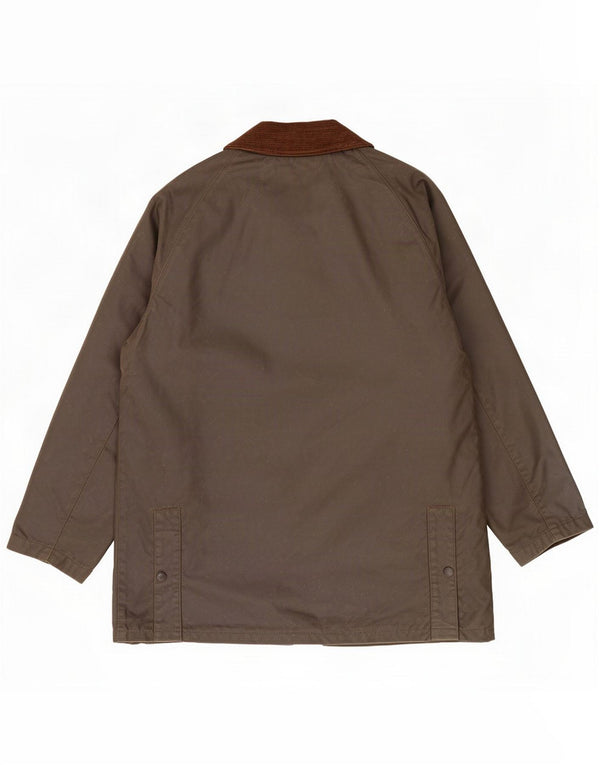 Wilkes&Akerman Herre vokset bomuldsjakke UK 40 Large Khaki Polyester