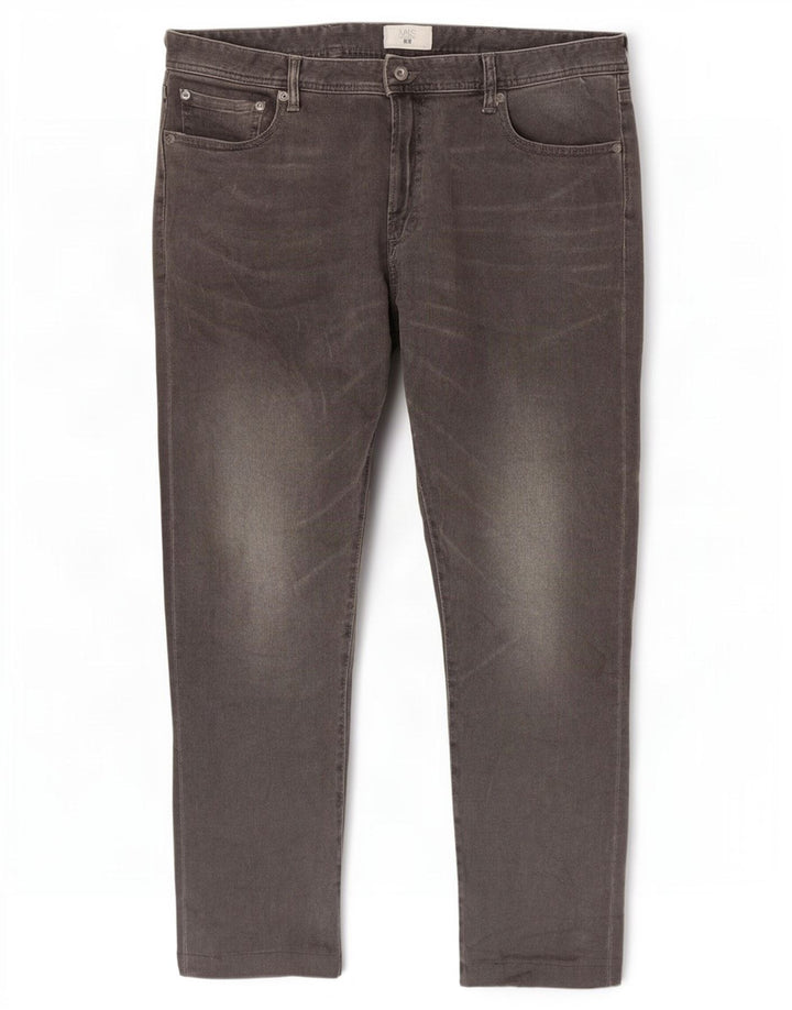 Marks & Spencer Herre Slim Jeans W38 L27 Grå Bomuld