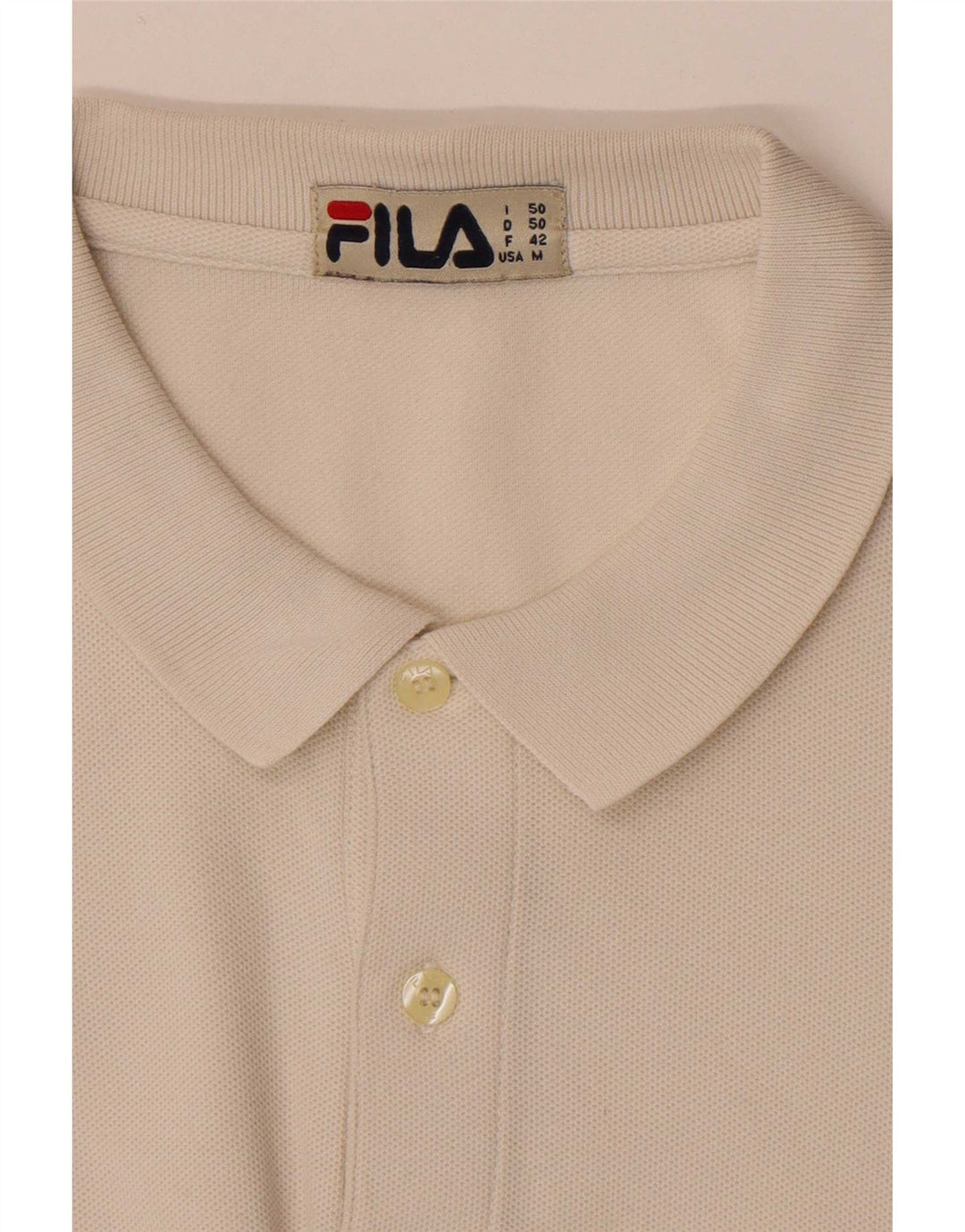 Fila herre polo skjorte medium hvid