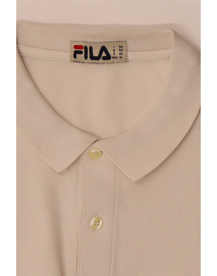 Fila herre polo skjorte medium hvid