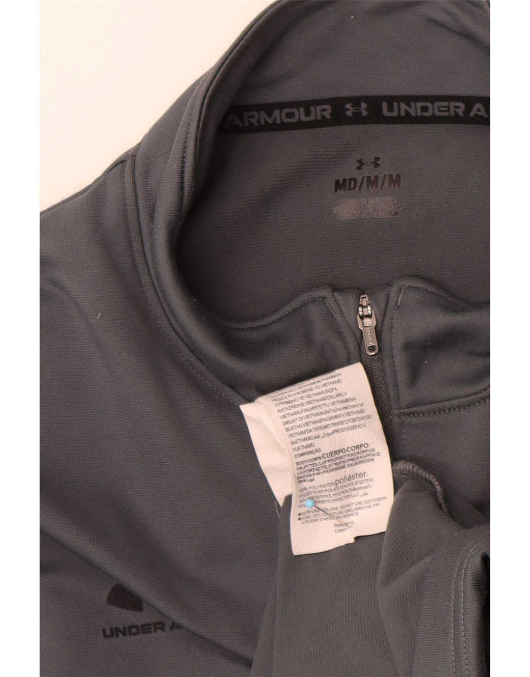 Under Armour Dame lynlåshals Regular Fit Top Langærmet Medium Grey Sports