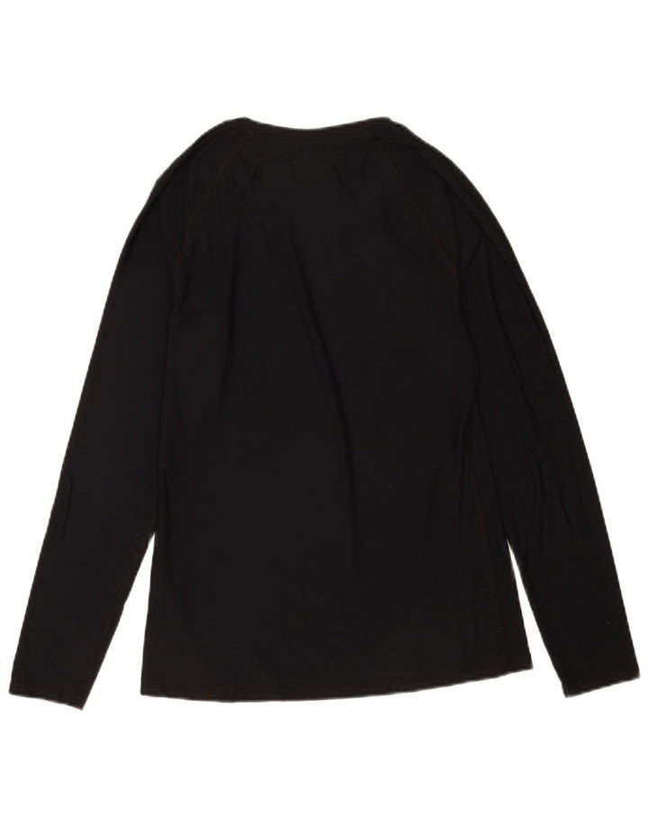 Under Armour Herre Heat Gear Top Langærmet Lille Sort Polyester
