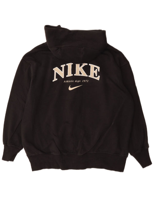 Nike Herre Grafisk Loose Fit Hættetrøje Sweater XS Sort bomuld