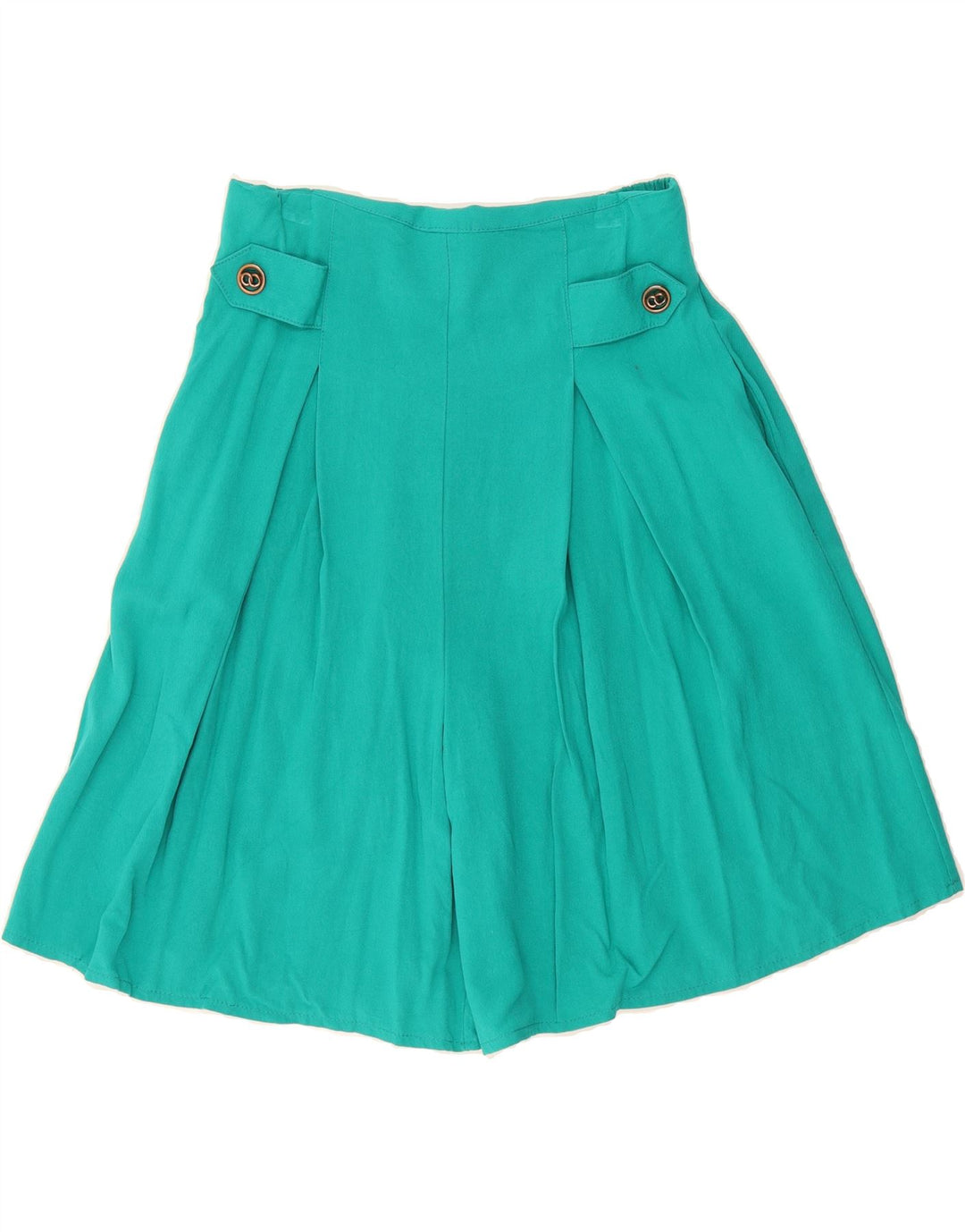 VINTAGE Womens High Waist Casual Shorts W28 Medium  Turquoise Vintage Vintage and Second-Hand Vintage from Messina Hembry 