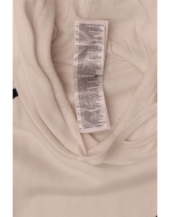 Adidas Herre hættetrøje Jumper Medium Hvid Bomuld