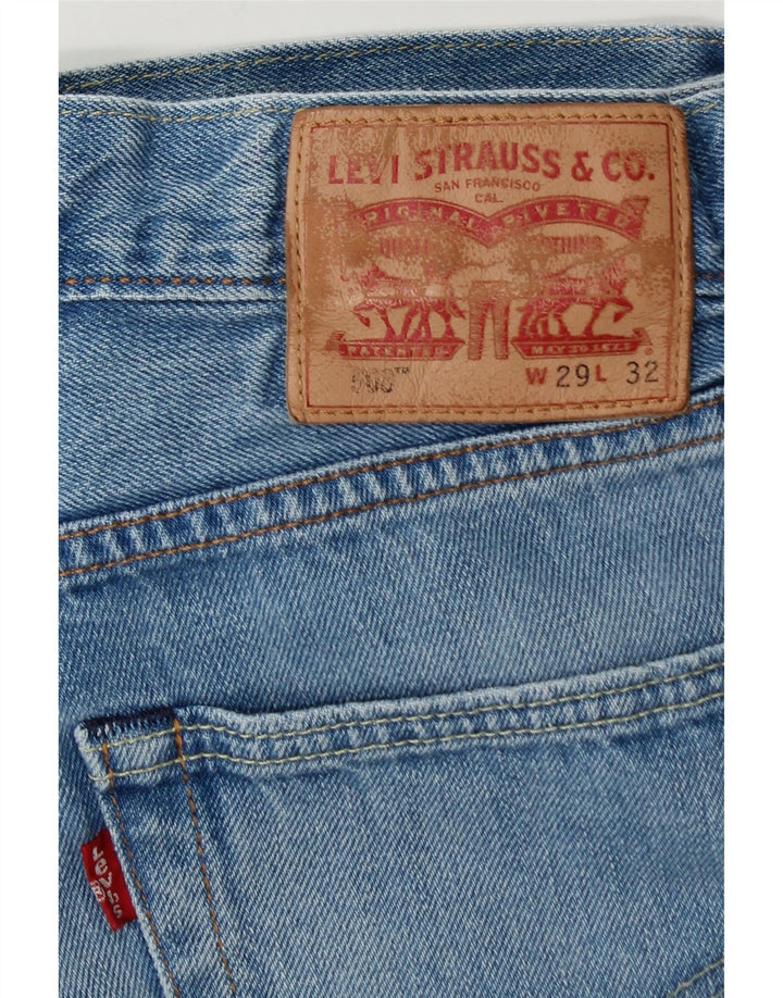 LEVI'S Herre 508 Regular Tapered Jeans W29 L30 Blå