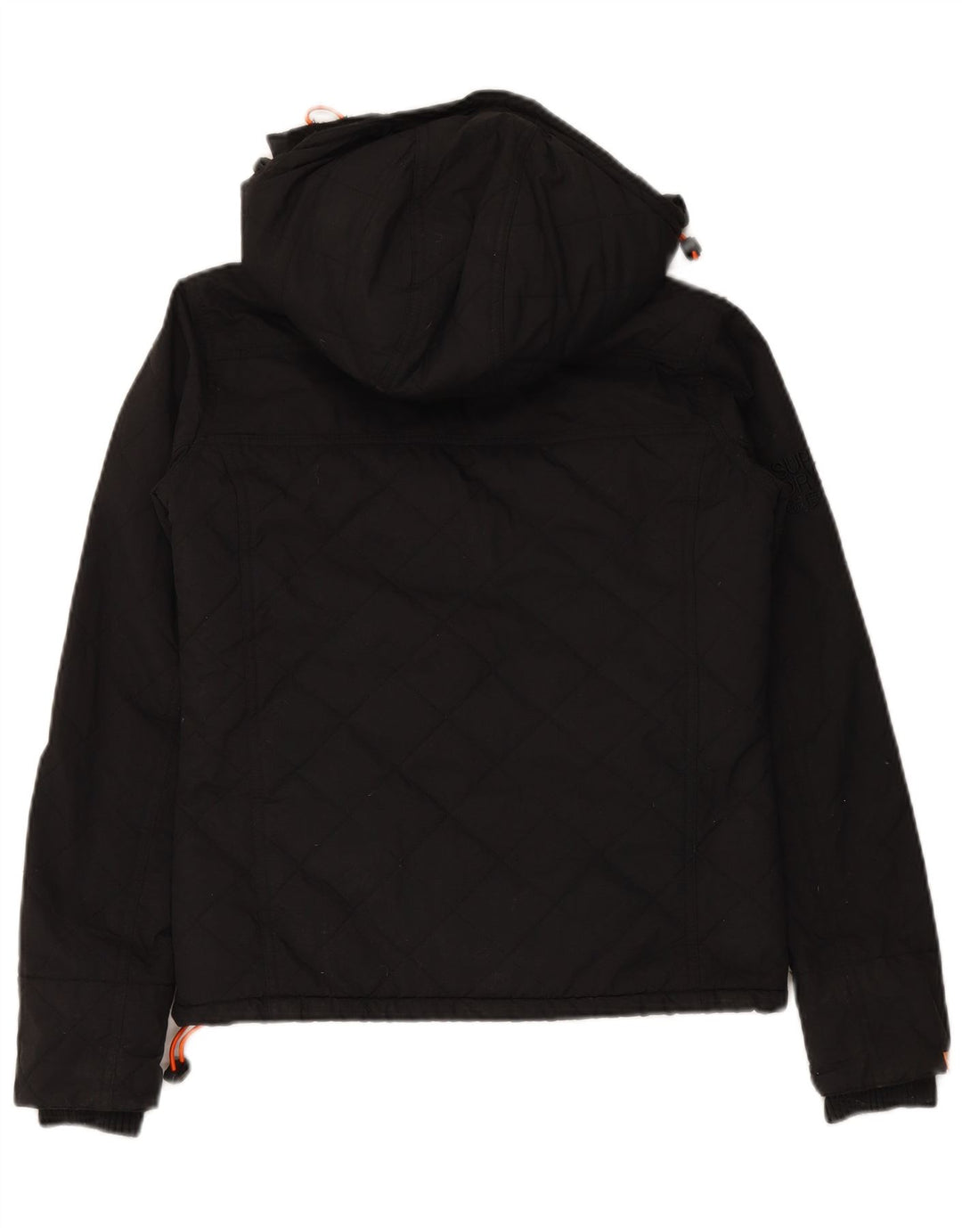 SUPERDRY vindjakke til kvinder med hætte vindjakke UK 10 Small Black