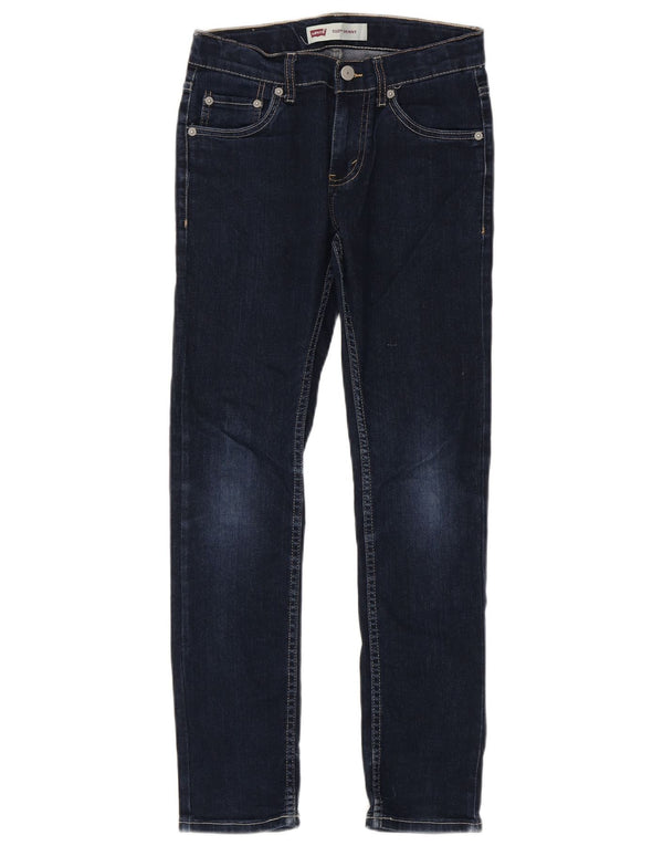 Levi's Boys 510 Skinny Jeans 11-12 år W36 L28 Marineblå Bomuld