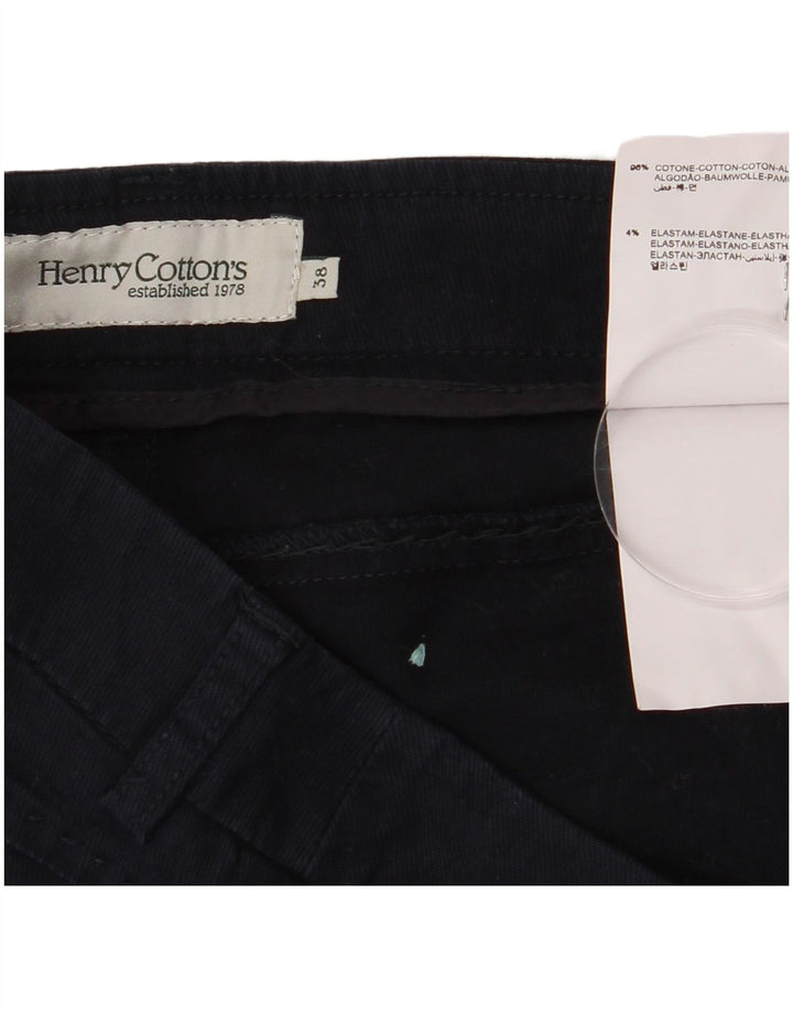 Henry Cottons Slim Chino-bukser til kvinder EU 38 Medium W28 L28 Marineblå