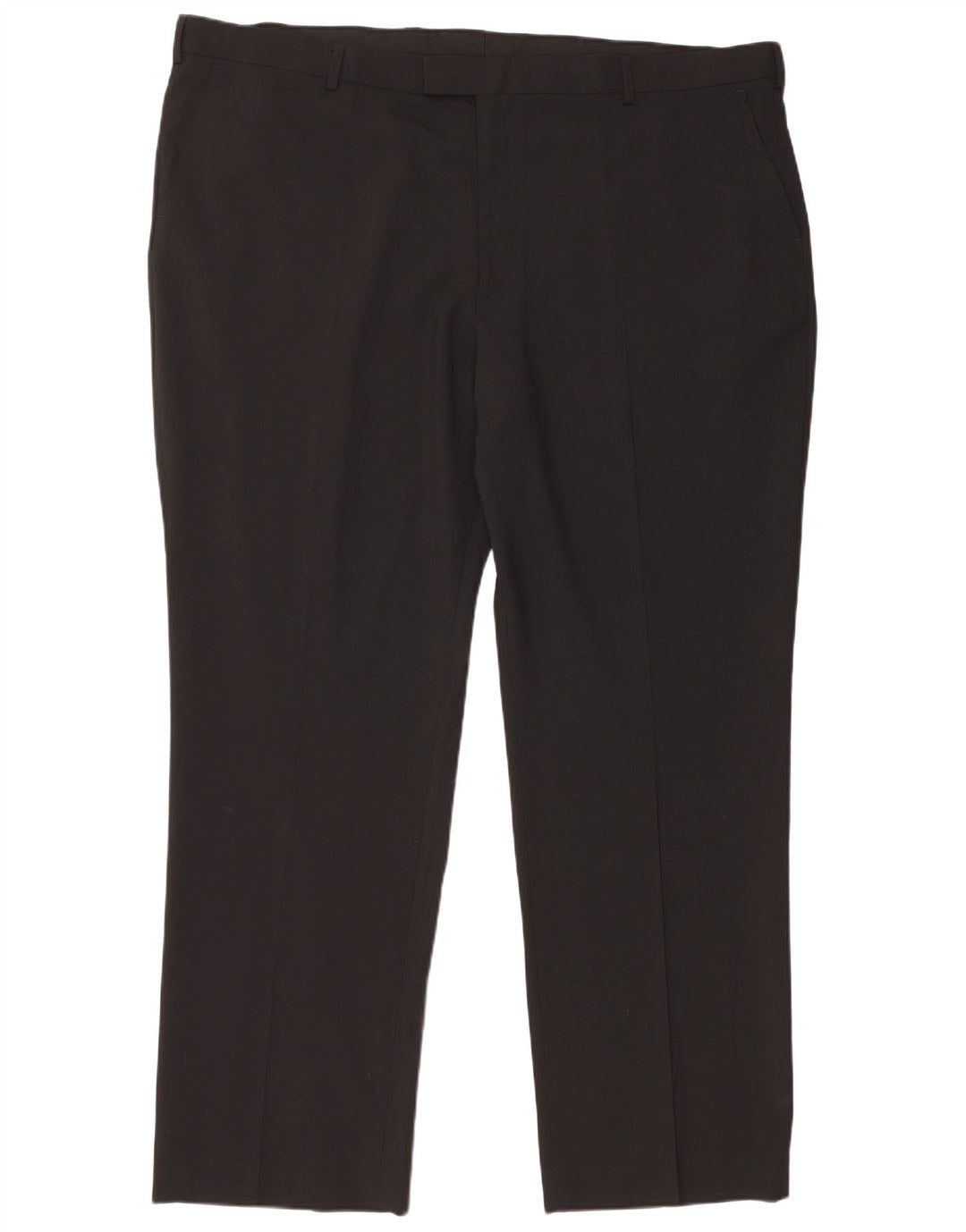 Marks & Spencer Straight Suit Bukser til mænd W48 L33 Sort polyester
