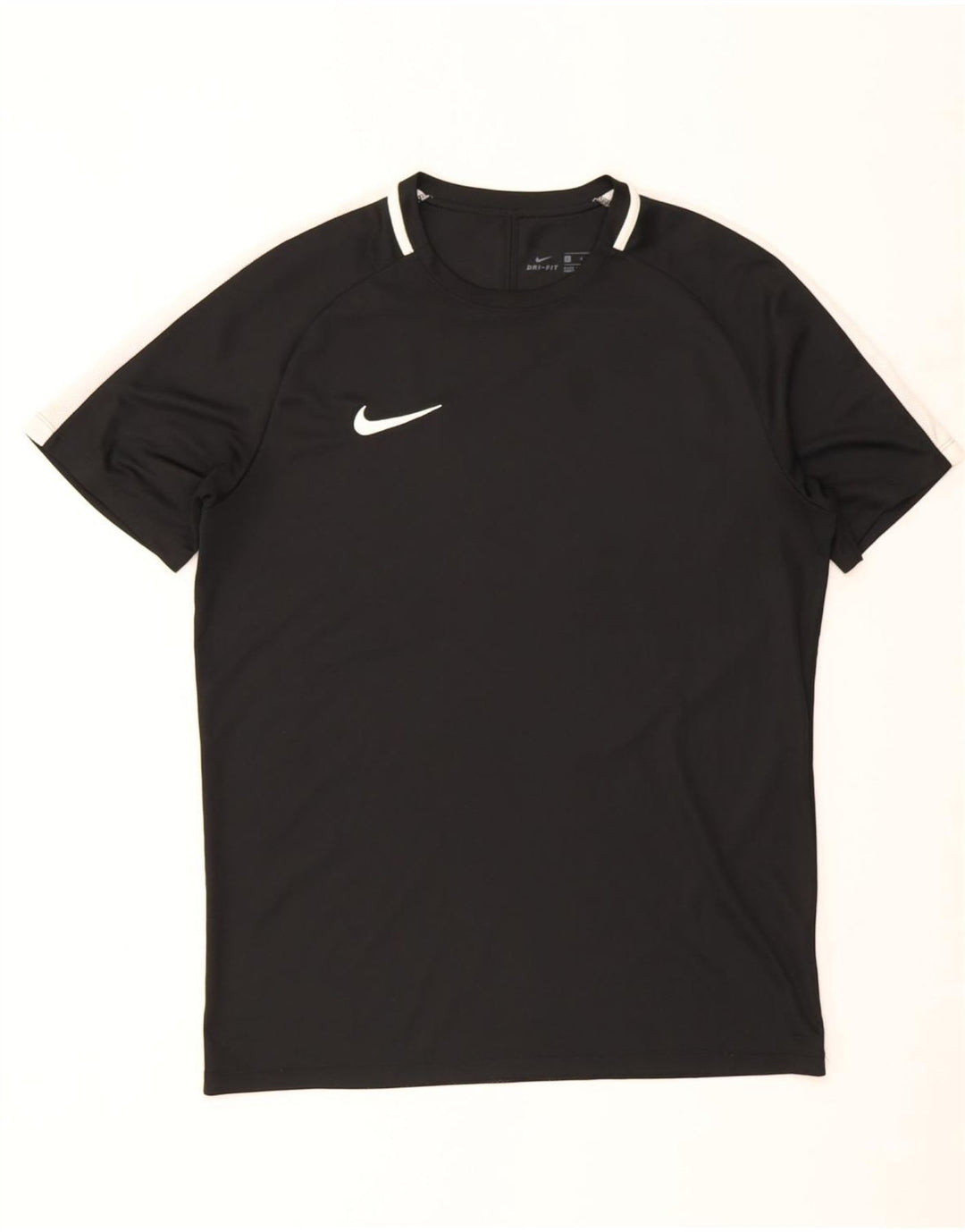 Nike Herre Dri Fit T-Shirt Top Stor Sort Colourblock