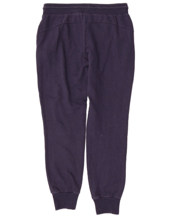Ellesse Womens Grafisk træningsdragt Bukser Joggers UK 12 Medium Navy Blue