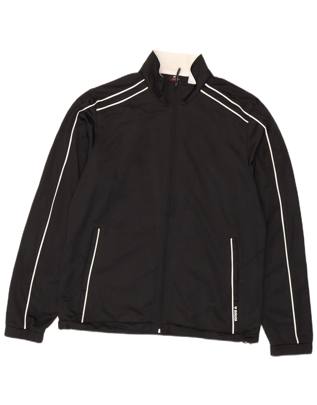 Brugi Herre Tracksuit Top Jakke Large Sort Polyester