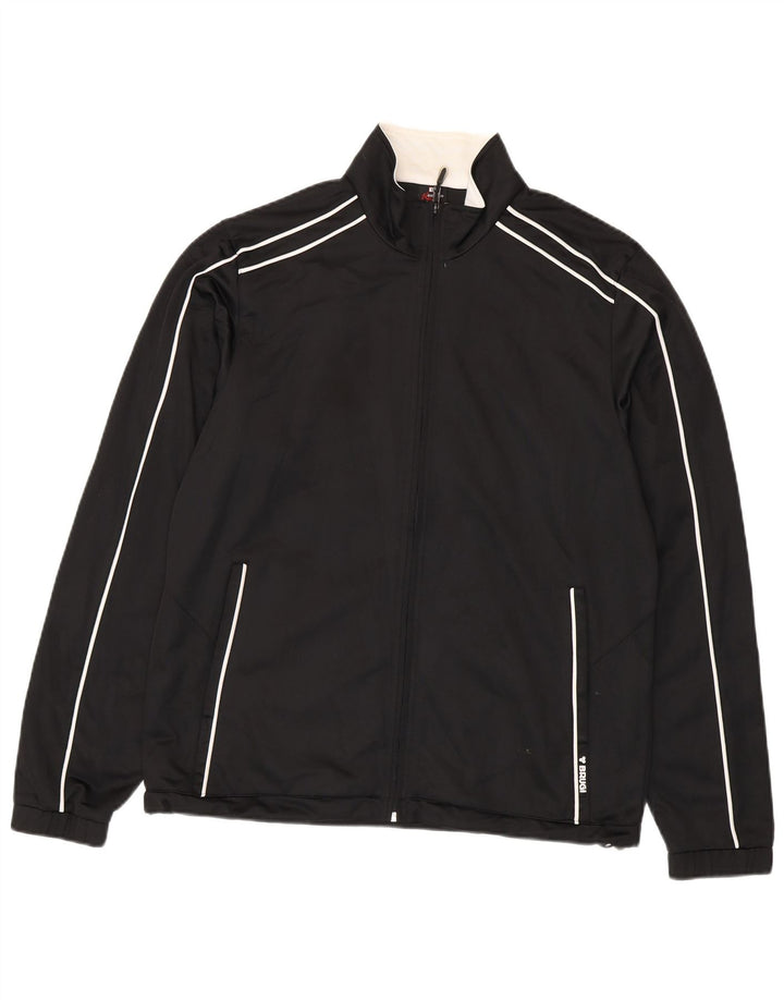 Brugi Herre Tracksuit Top Jakke Large Sort Polyester