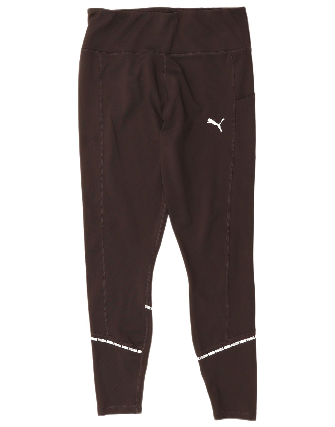 PUMA Womens Leggings UK 16 Large Black Polyester