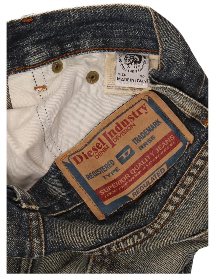 Diesel Herre Regular Bootcut Jeans W30 L34 Blå Bomuld